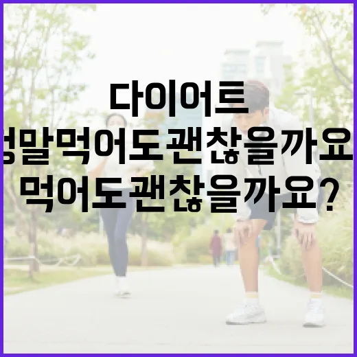 다이어트소고기, 정말 먹어도 괜찮을까요? - 요약