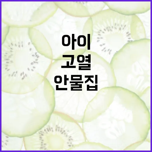 아이가 갑자기 고열에 목 안 물집까지 생겼다면 헤르판지나일까요? - 요약