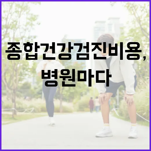 종합건강검진비용, 왜 병원마다 이렇게 다를까요? - 요약
