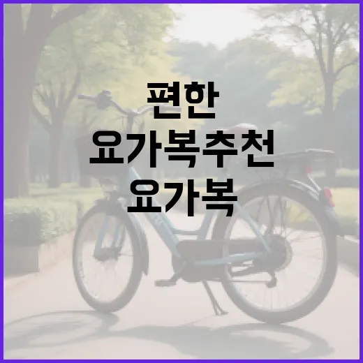 요가복추천, 몸이 편한 옷은 어떻게 고르고 계신가요? - 요약