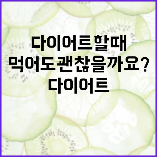 다이어트할 때 소고기, 정말 먹어도 괜찮을까요? - 요약