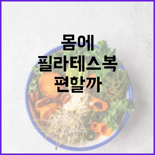 필라테스복, 몸에 딱 붙어야만 편할까요? - 요약