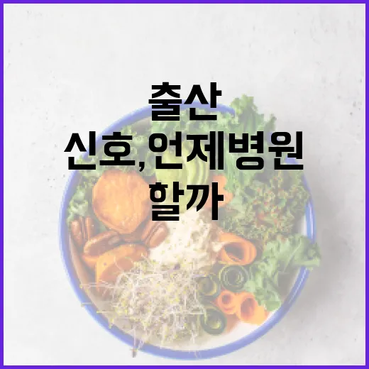 출산이 가까워졌다는 신호, 언제 병원에 연락해야 할까요? - 요약
