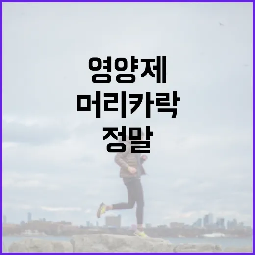 머리영양제, 정말 먹으면 머리카락이 덜 빠질까요? - 요약