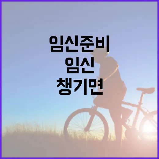 임신준비, 무엇부터 챙기면 덜 막막할까요? - 요약