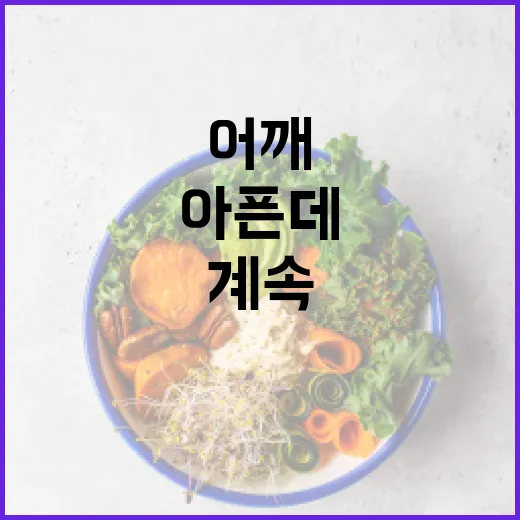 어깨운동, 아픈데도 계속해도 괜찮을까요? - 요약