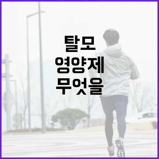 탈모영양제, 먹기 전에 무엇을 먼저 확인해야 할까요? - 요약