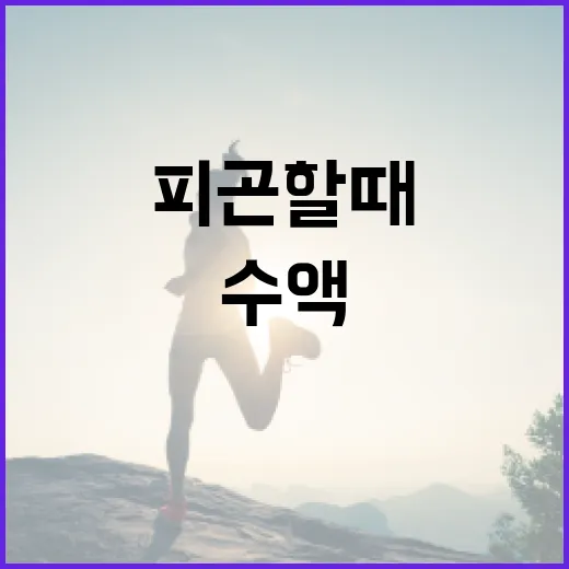 영양수액, 피곤할 때 맞으면 정말 회복이 빠를까요? - 요약
