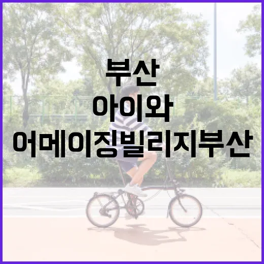 어메이징빌리지 부산, 아이와 가기 전 건강하게 챙길 점이 궁금하신가요? - 요약