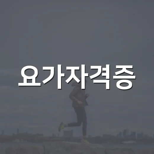 요가자격증, 따기 전에 무엇을 먼저 확인하고 계신가요? - 요약