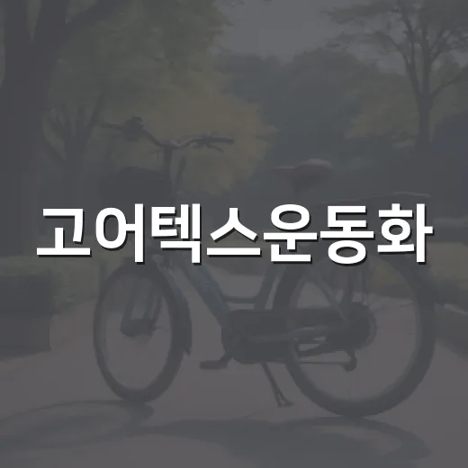 고어텍스운동화, 비 오는 날 발 건강에 정말 괜찮을까요? - 요약