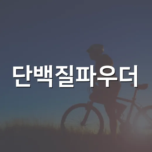 단백질파우더, 매일 먹어도 괜찮을까요? - 요약