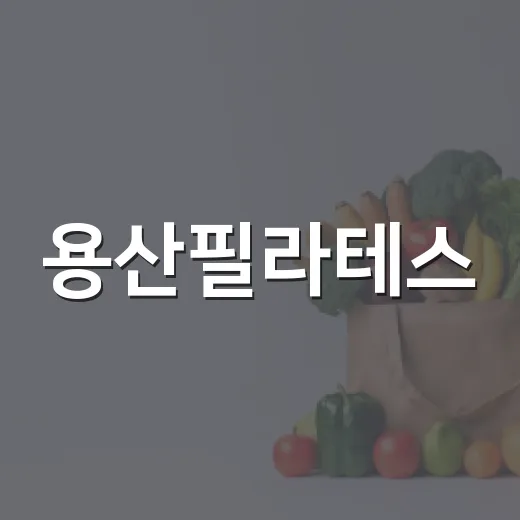 용산필라테스, 허리와 자세 때문에 찾고 계신가요? - 요약