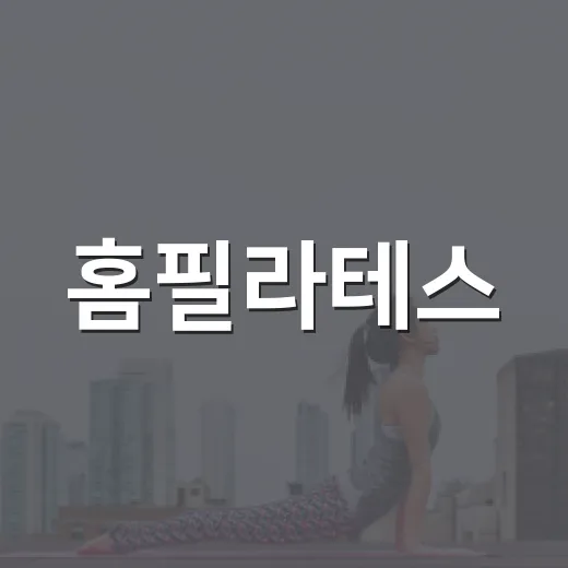 홈필라테스, 집에서 시작해도 몸에 무리가 없을까요? - 요약