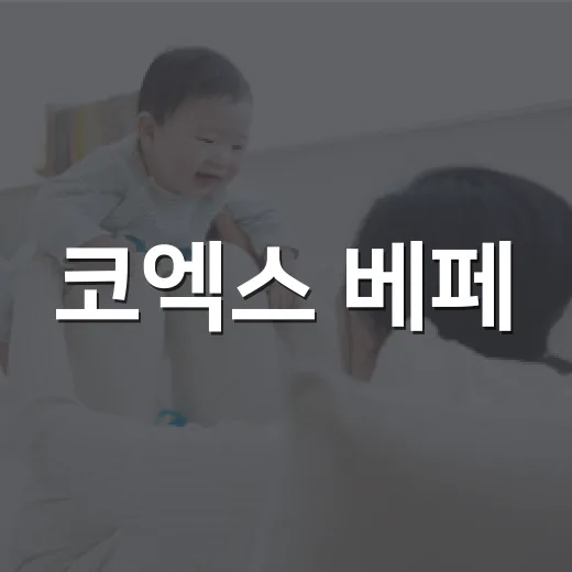 코엑스 베페, 임산부와 초보 부모는 어떻게 준비하면 편할까요? - 요약