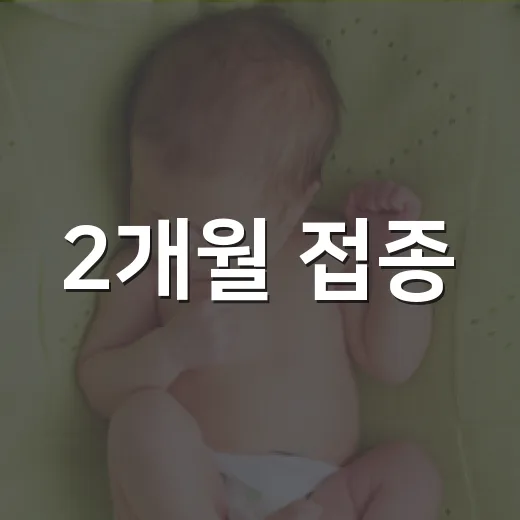 2개월 접종, 하루에 여러 개 맞아도 괜찮을까요? - 요약