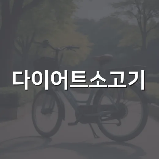 다이어트소고기, 정말 먹어도 괜찮을까요? - 요약