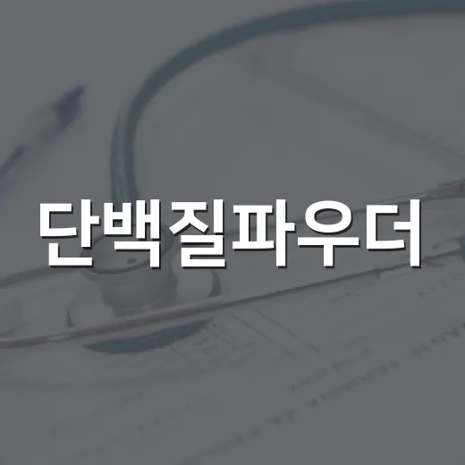 단백질파우더, 매일 먹어도 괜찮은지 궁금하신가요? - 요약