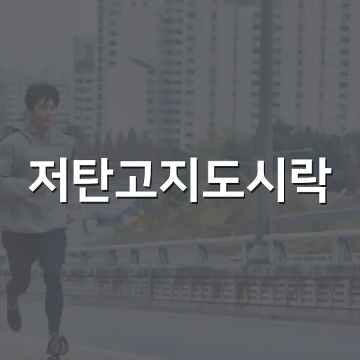 저탄고지도시락, 밥만 줄이면 괜찮을까요? - 요약