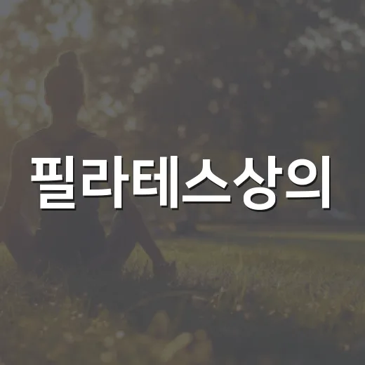 필라테스상의, 예쁜 것보다 몸이 편한 기준이 궁금하신가요? - 요약