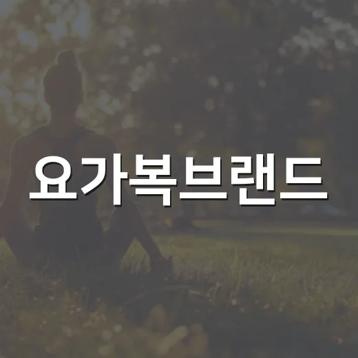 요가복브랜드, 예쁜 것보다 먼저 봐야 할 기준이 있을까요? - 요약