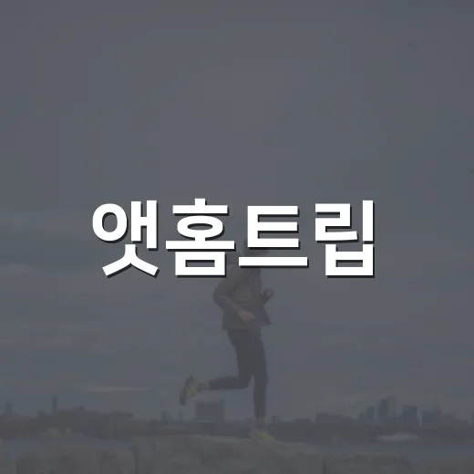 앳홈트립, 집에서 쉬는 시간이 정말 건강 관리가 될까요? - 요약