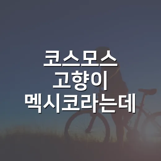 코스모스 고향이 멕시코라는데, 가을 산책 때 알레르기도 조심해야 할까요? - 요약