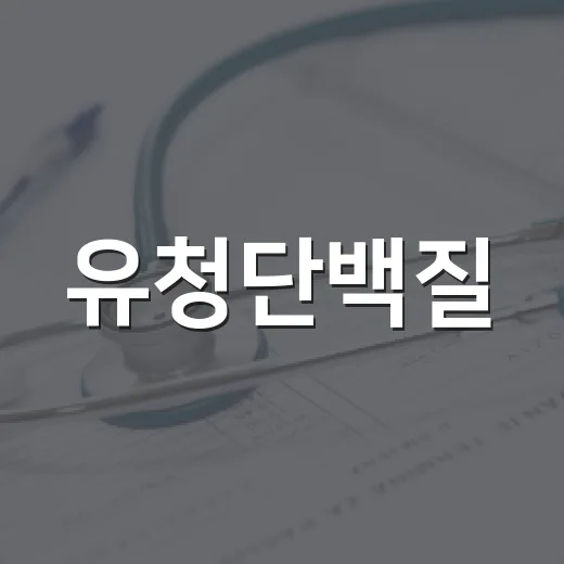 유청단백질, 매일 먹어도 괜찮을까요? - 요약
