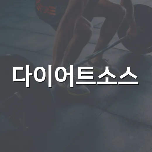 다이어트소스, 정말 마음 놓고 먹어도 괜찮을까요? - 요약