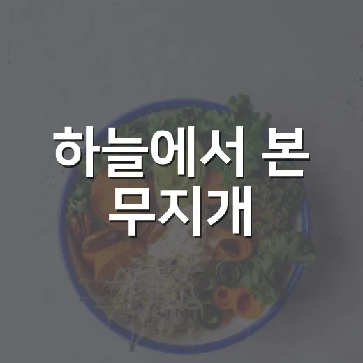 하늘에서 본 무지개, 정말 동그랗게 보이나요? - 요약