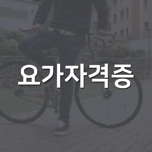 요가자격증, 취미에서 강사 준비까지 어떻게 골라야 할까요? - 요약