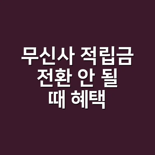 무신사 적립금 전환 안 될 때 혜택 쓰는 방법 - 요약