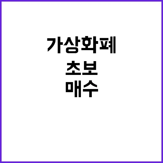 가상화폐 초보가 처음 매수하기 전에 확인하는 방법 - 요약