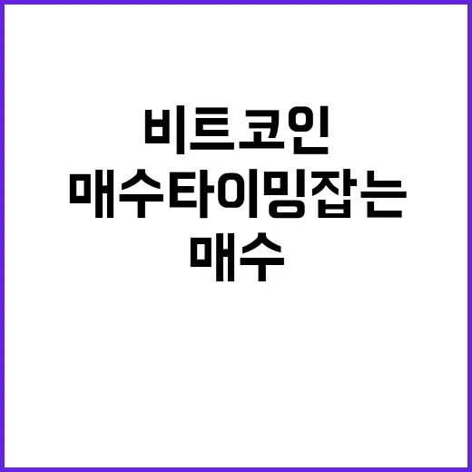 비트코인가격에 흔들리지 않고 매수 타이밍 잡는 방법 - 요약