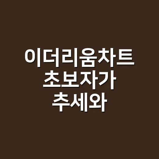 이더리움차트 초보자가 추세와 지지선을 읽는 방법 - 요약
