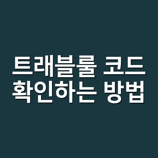 트래블룰 코드 확인하는 방법, 거래소 출금 막히기 전에 보는 기준 - 요약