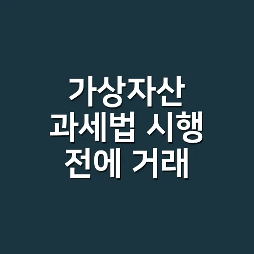 가상자산 과세법 시행 전에 거래 기록 챙기는 방법 - 요약