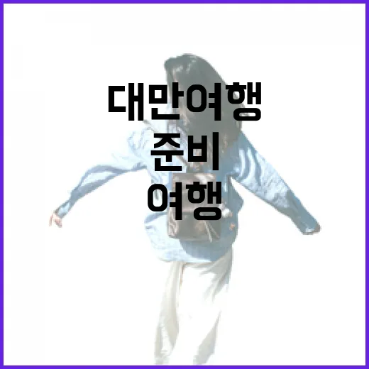 대만 여행, 이렇게 준비하면 더 즐거워요! - 요약