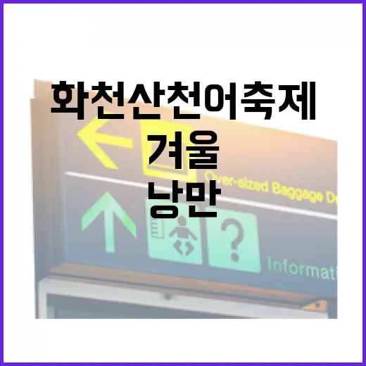 화천 산천어축제, 겨울의 낭만을 즐기는 방법 - 요약