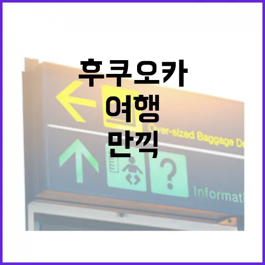 후쿠오카 여행을 만끽하는 방법 - 요약