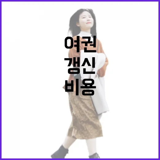 여권 갱신, 이렇게 하면 시간과 비용을 절약할 수 있어요 - 요약