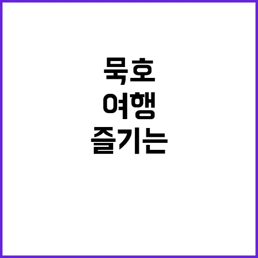묵호에서 낭만적인 여행을 즐기는 방법 - 요약