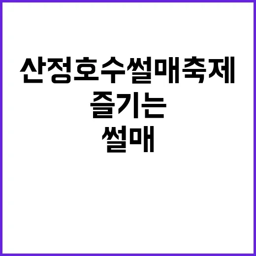 산정호수 썰매축제를 즐기는 방법 - 요약