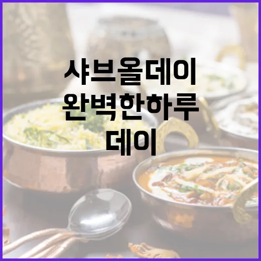 샤브올데이에서 완벽한 하루를 보내는 방법 - 요약