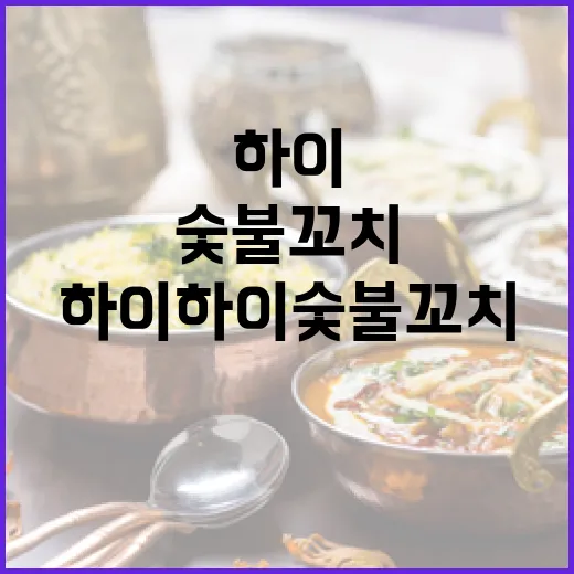 하이하이숯불꼬치를 …