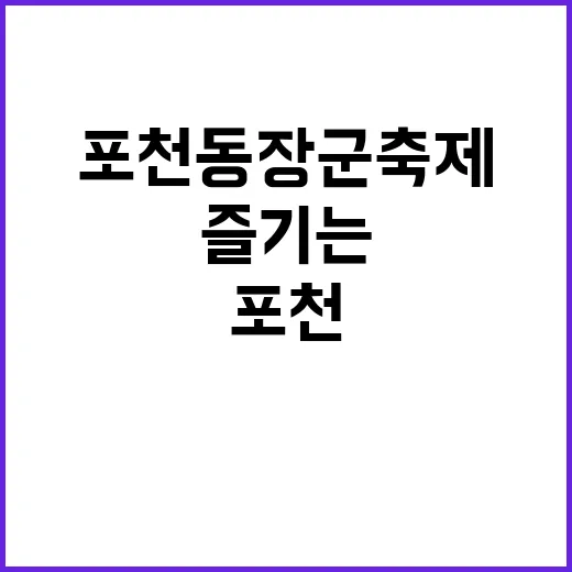포천 동장군축제를 제대로 즐기는 방법 - 요약