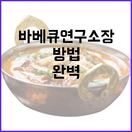 바베큐연구소장이 추천하는 완벽한 바베큐 파티 준비 방법 - 요약