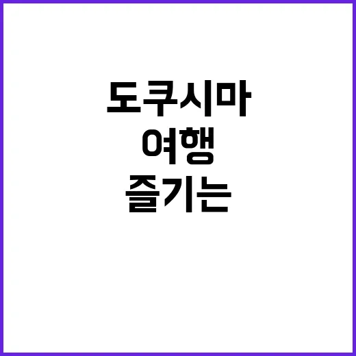 도쿠시마에서 잊지 못할 여행을 즐기는 방법 - 요약
