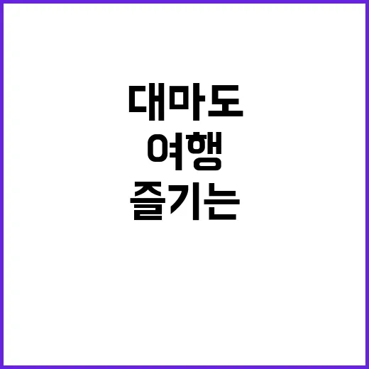 대마도 당일치기 여행을 완벽하게 즐기는 방법 - 요약