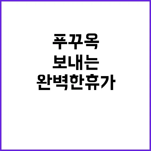 푸꾸옥에서 완벽한 …